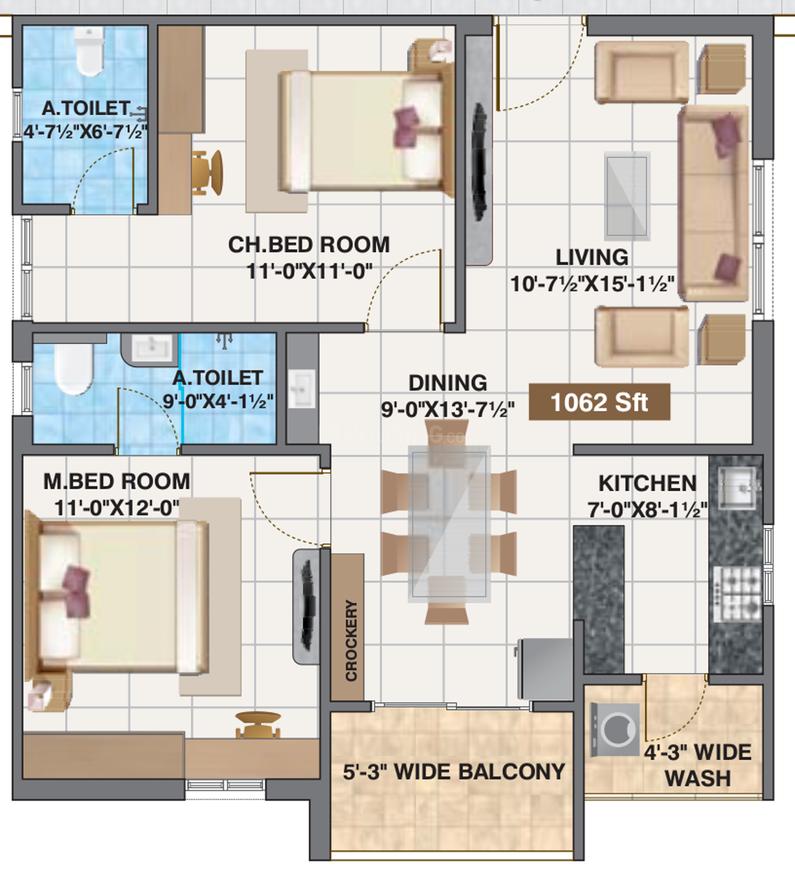 2 BHK Apartment