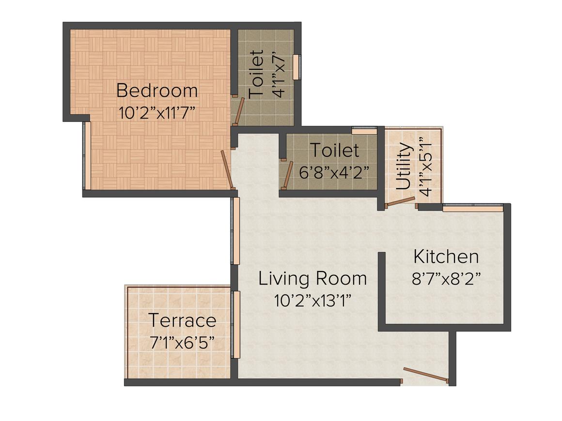 Choice Goodwill Valencia Floor Plan Dhanori, Pune