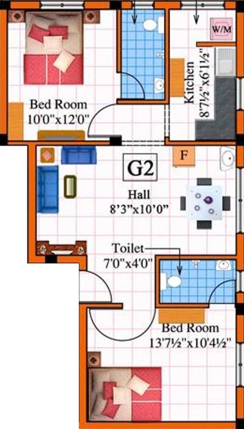 2 BHK Apartment