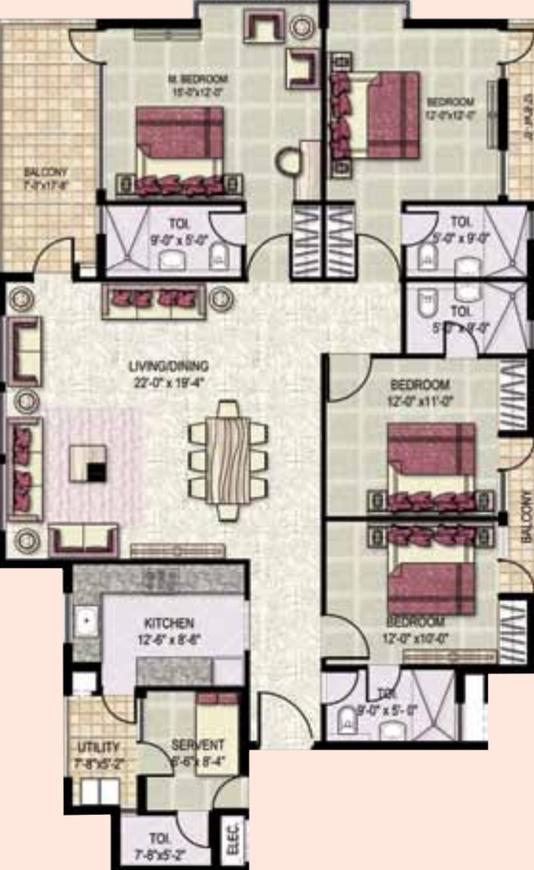 Jaypee Klassic Heights - Image 19