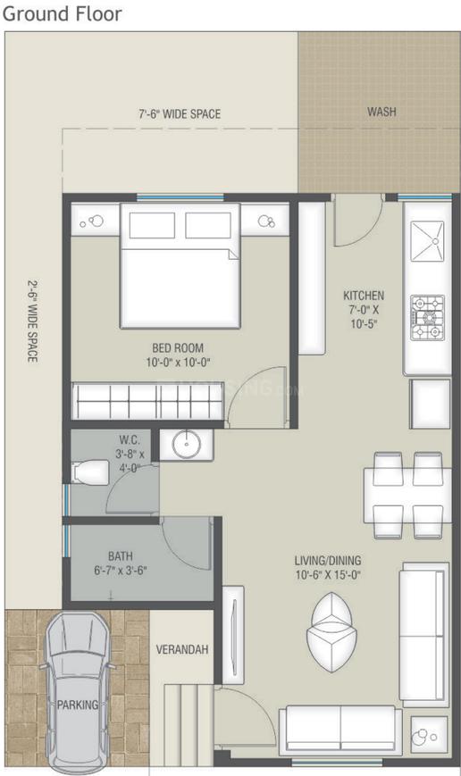1 BHK Bungalow