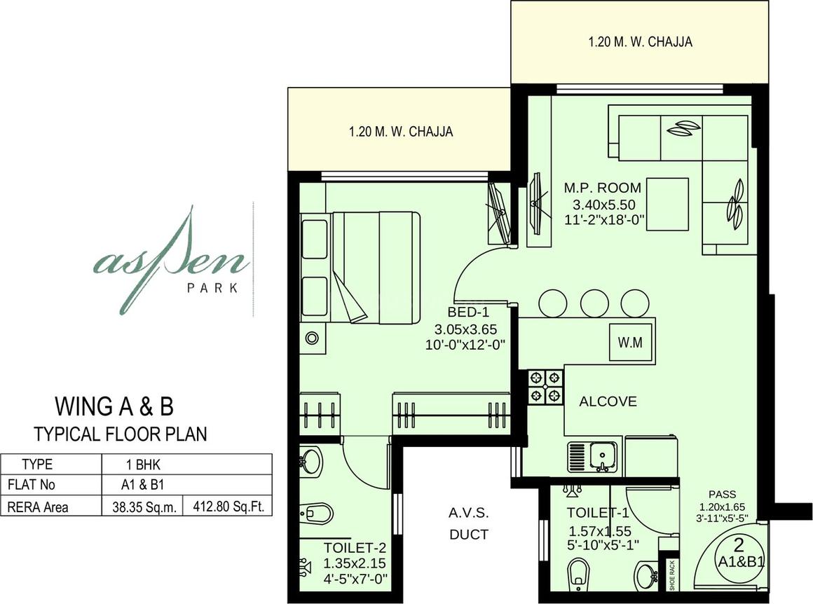 1 BHK Apartment
