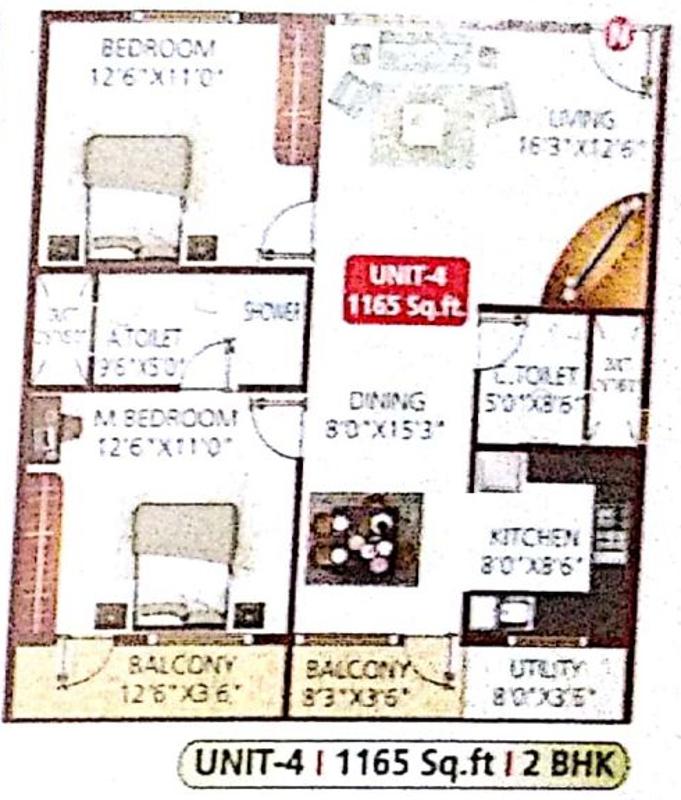 2 BHK Apartment