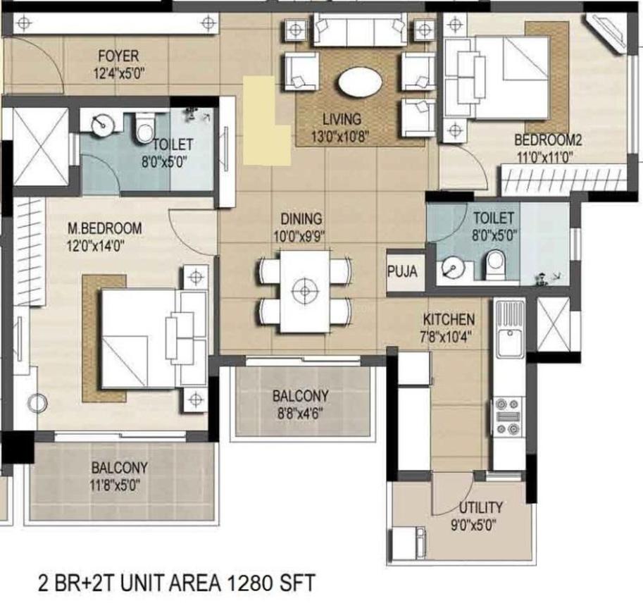 2 BHK Apartment
