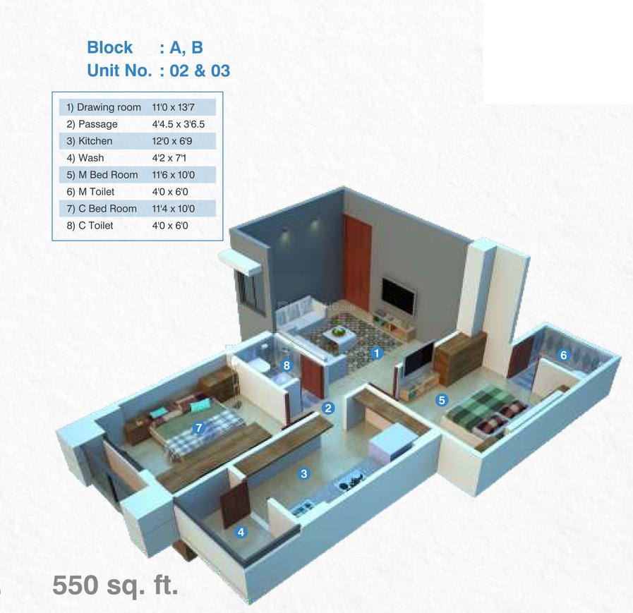 2 BHK Apartment