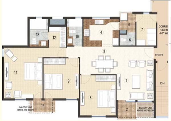 Jaypee Krescent Homes - Image 10