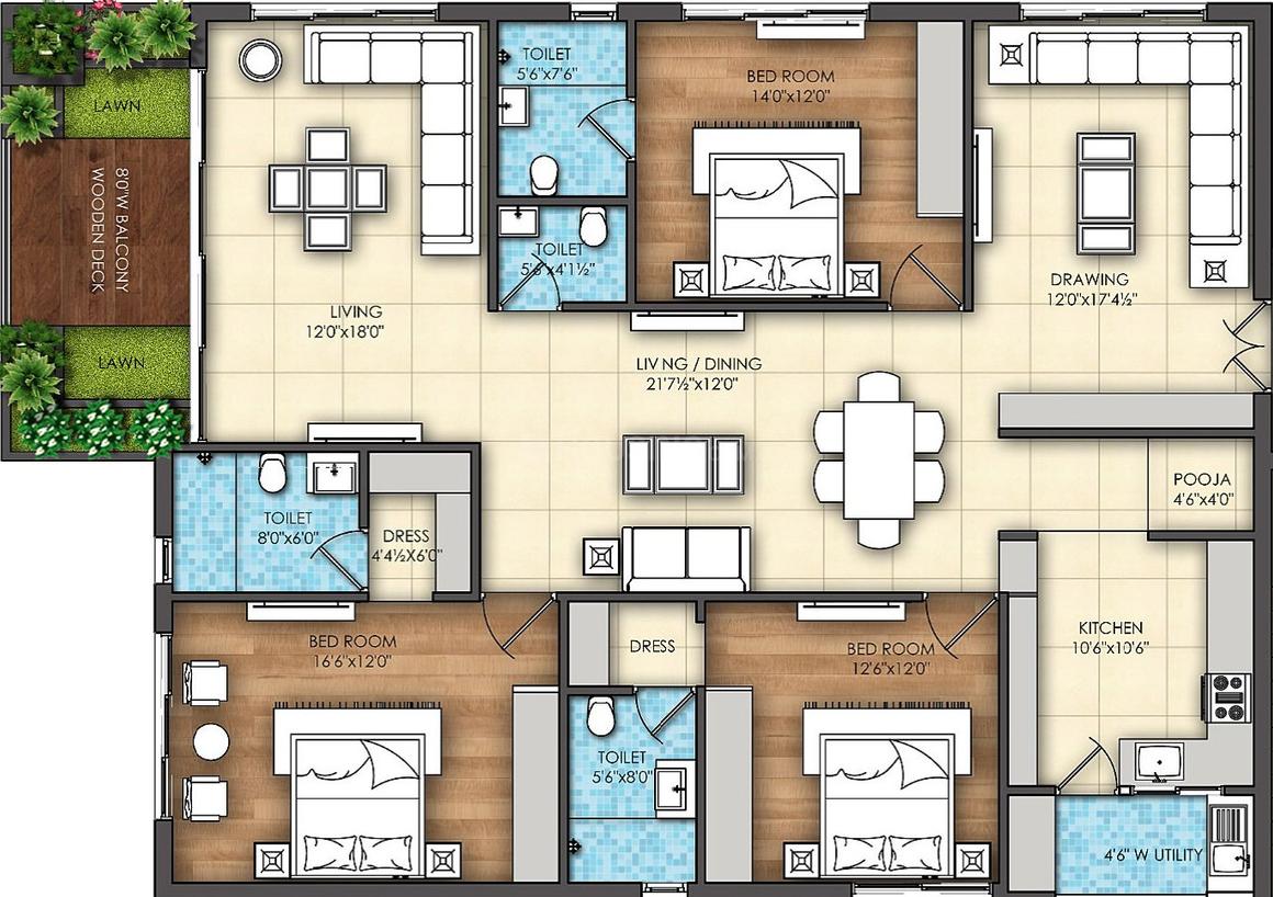 3 BHK Apartment