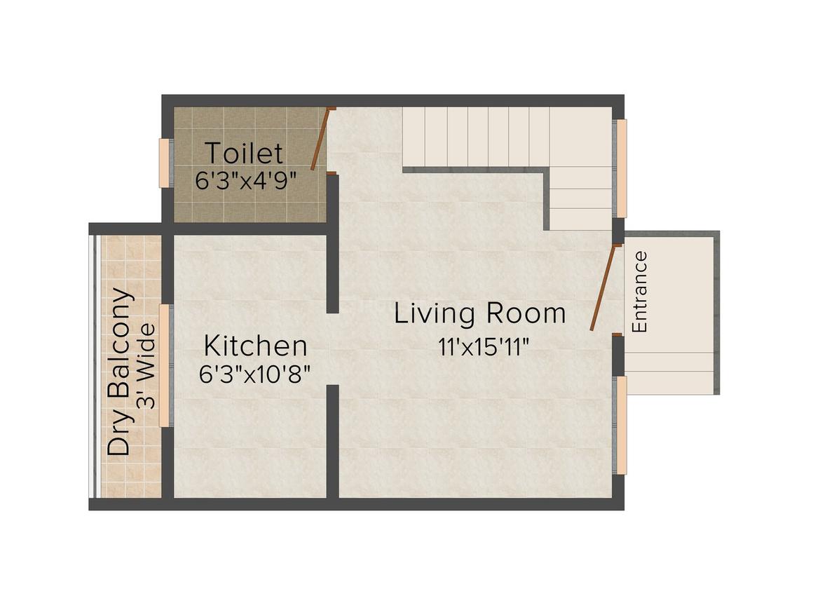 1 BHK Villa