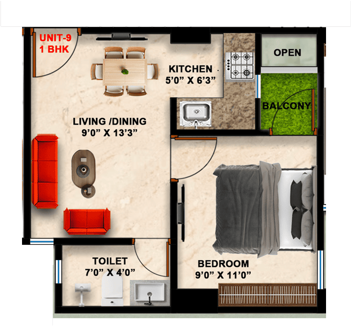 RN Samriddhi Apartment - Image 2