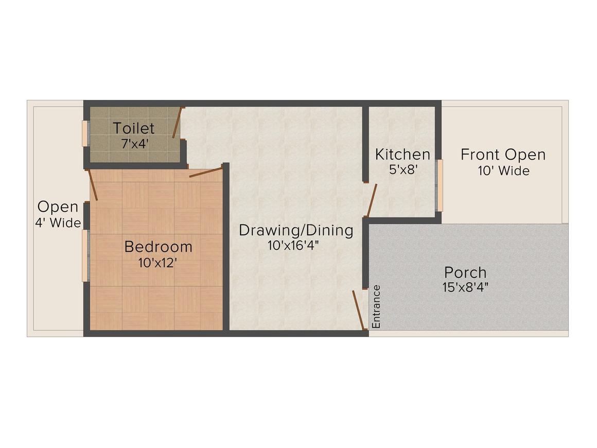 1 BHK Row House