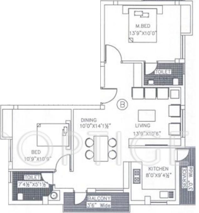 2 BHK Apartment