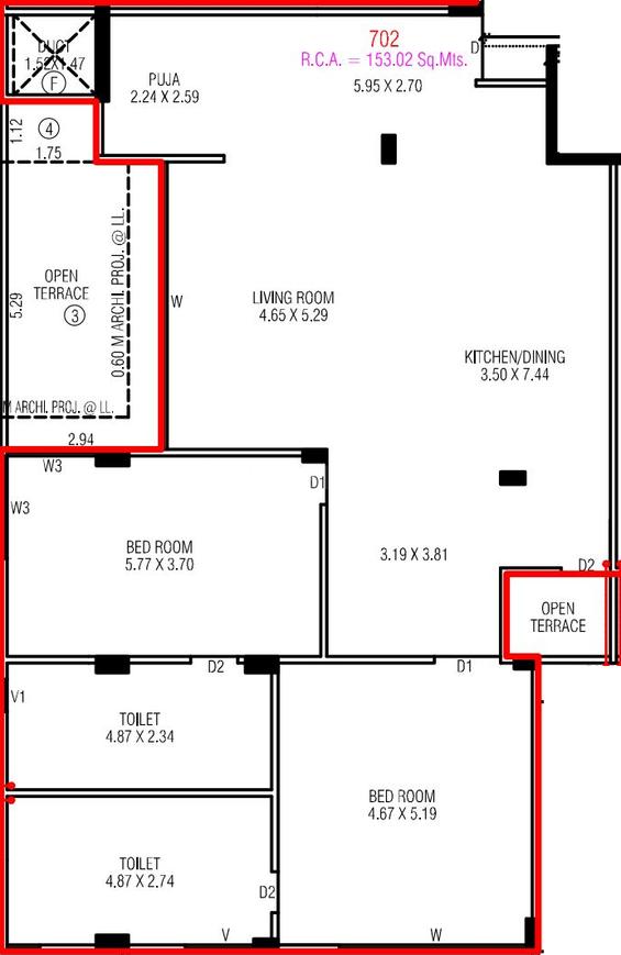 2 BHK Apartment