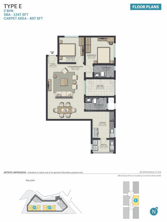 2 BHK Apartment