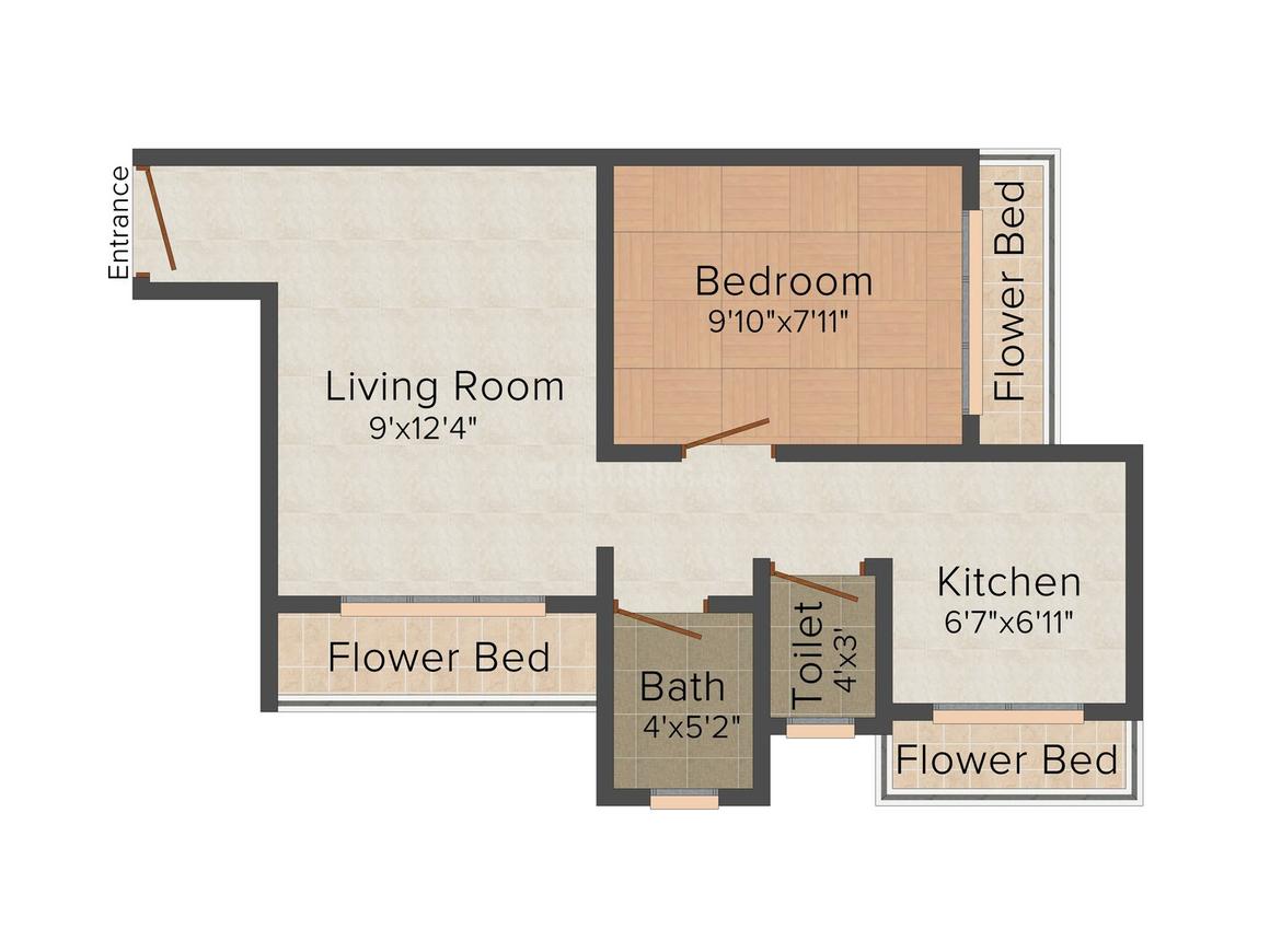 1 BHK Apartment