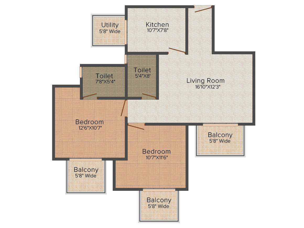 Adel Landmarks Cosmo Court Floor Plan Sector 86, Gurgaon