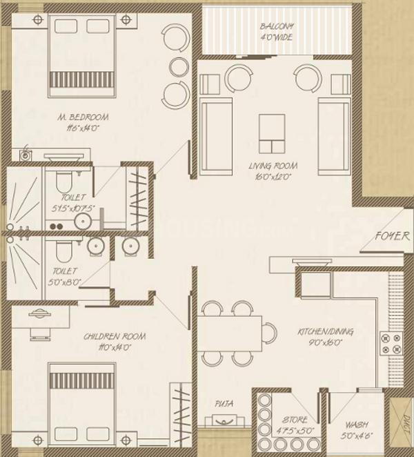 2 BHK Apartment