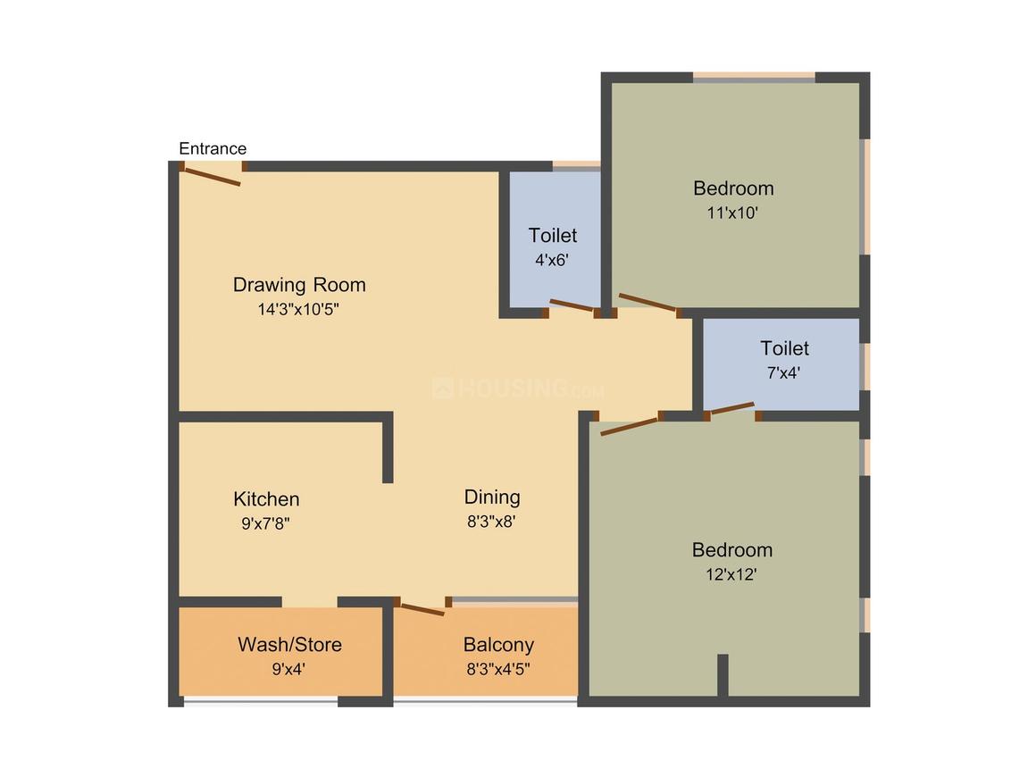 2 BHK Apartment