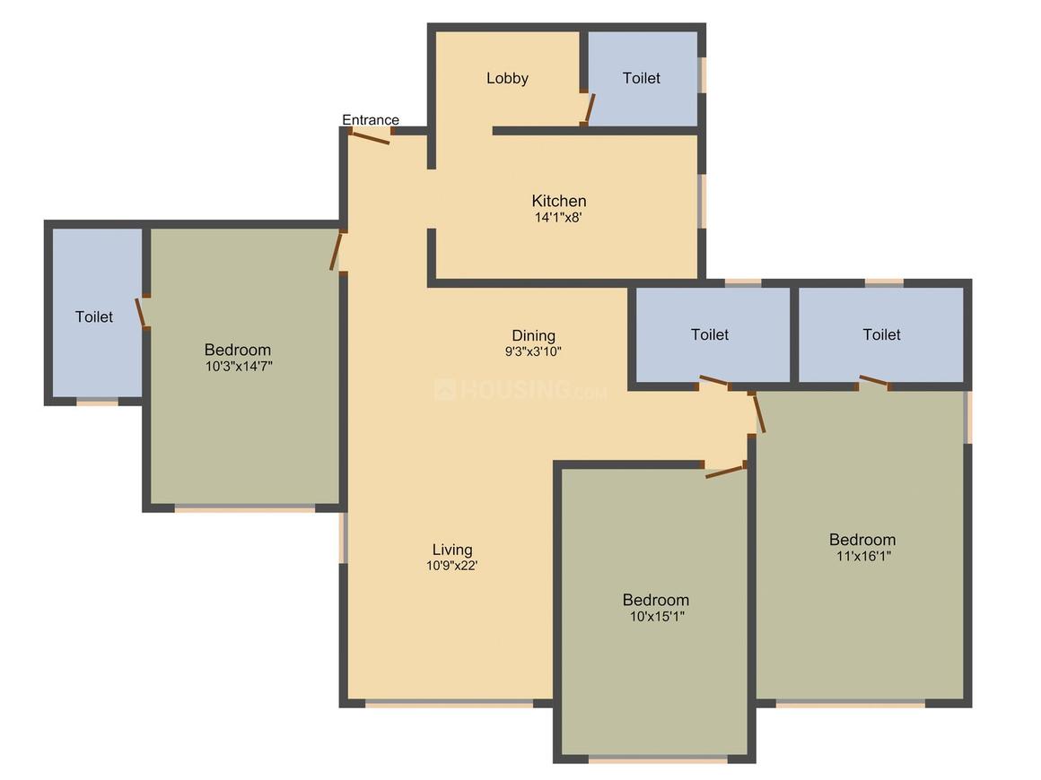 3 BHK Apartment