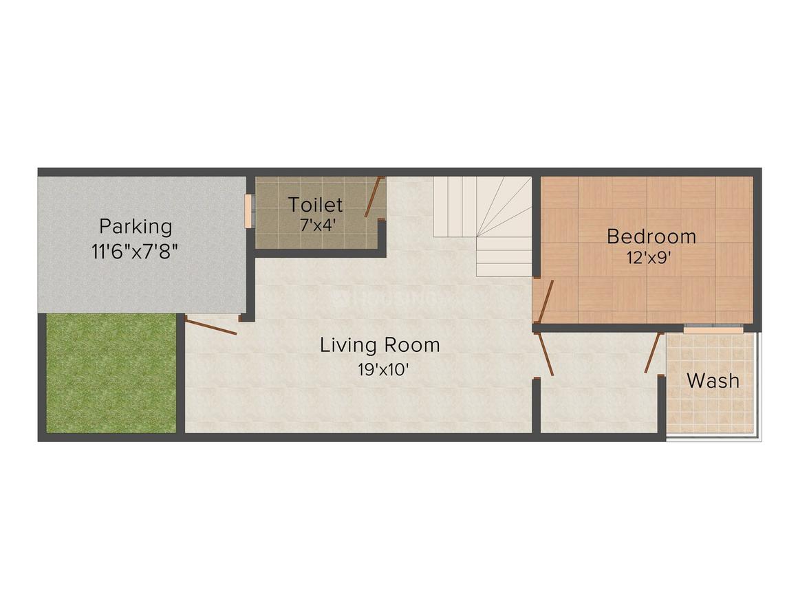 1 BHK Row House