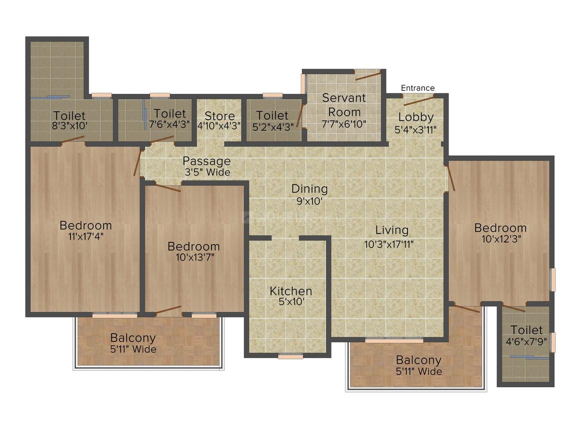 3 BHK Apartment