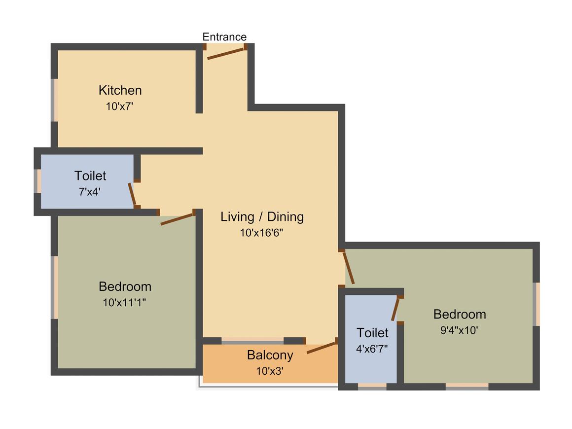 2 BHK Apartment