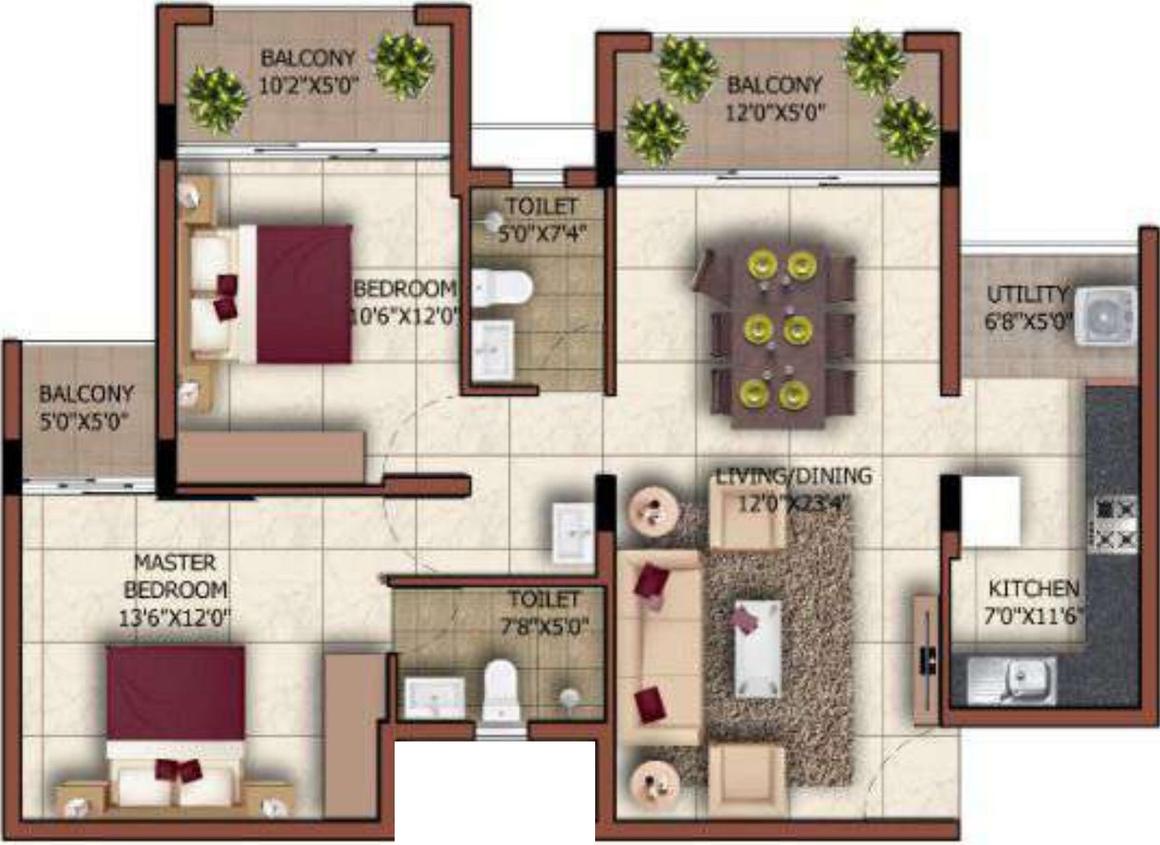 2 BHK Apartment