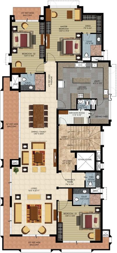 3 BHK Apartment