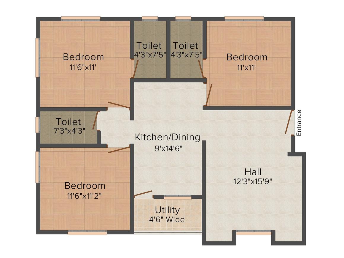 3 BHK Apartment