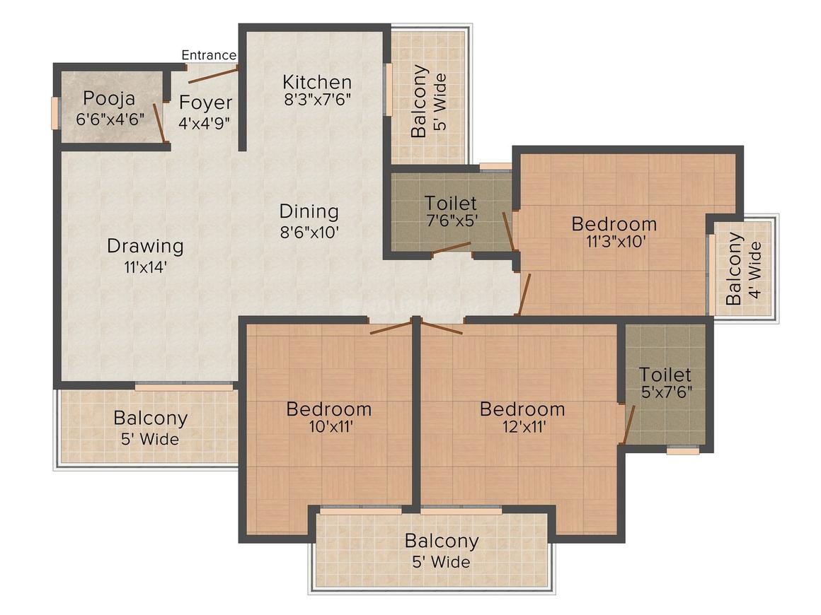 3 BHK Apartment