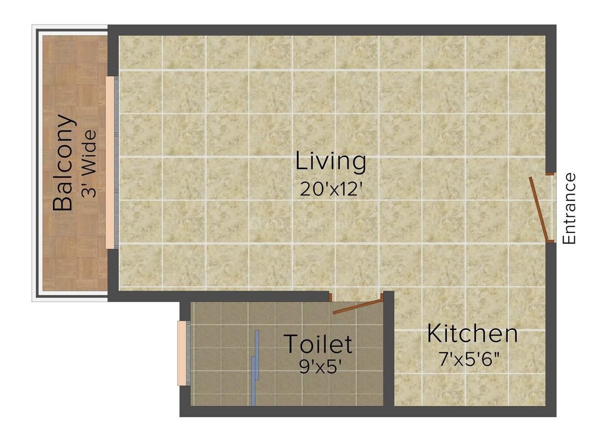 1 RK Apartment