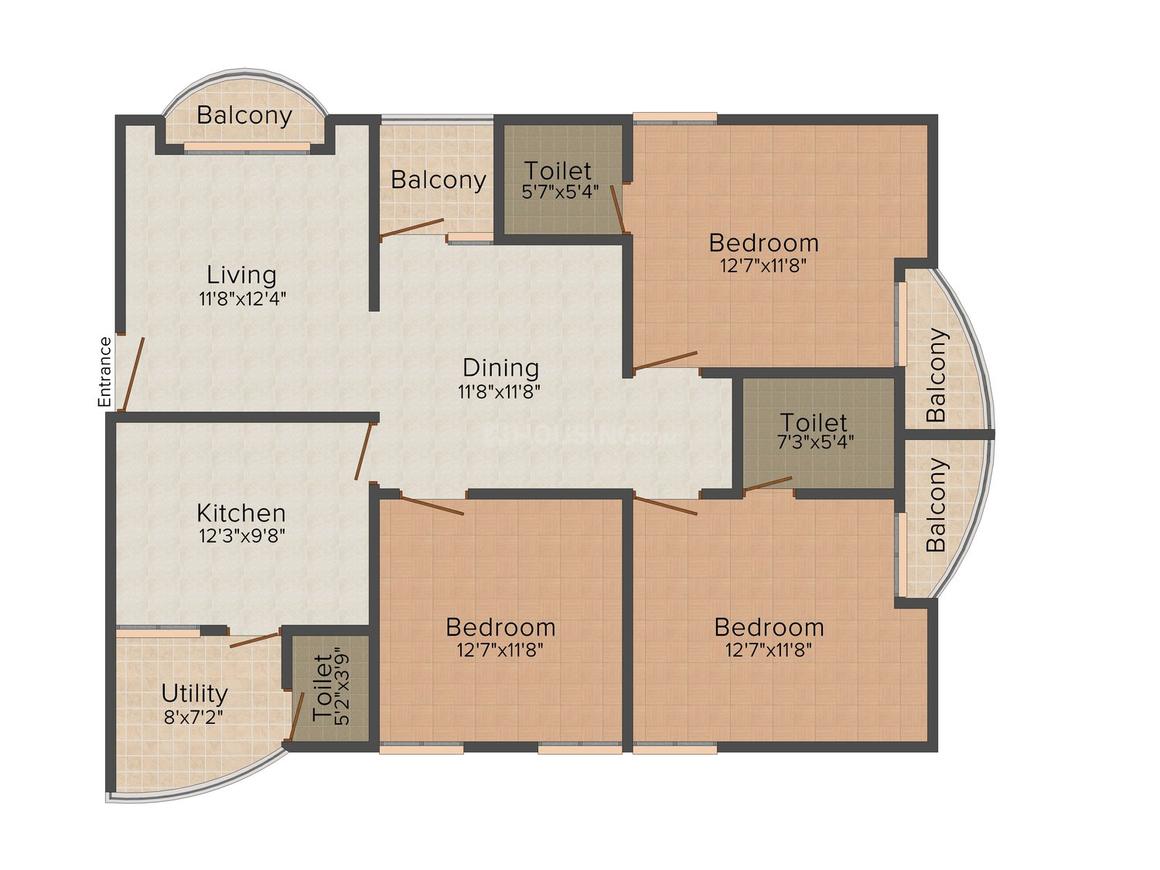 3 BHK Apartment