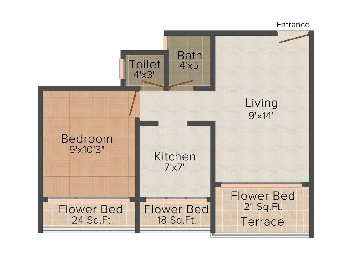 1 BHK Apartment