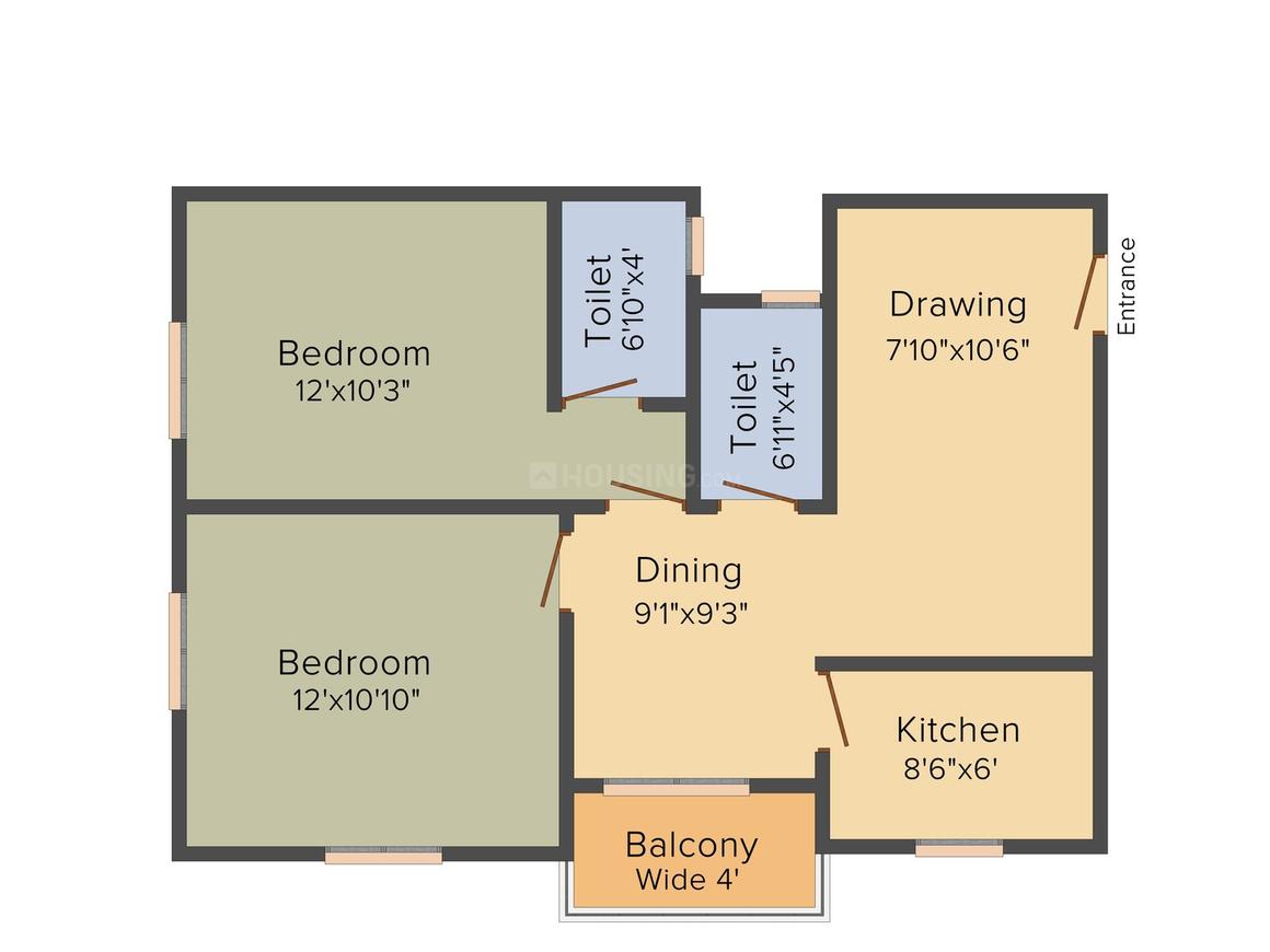 2 BHK Apartment
