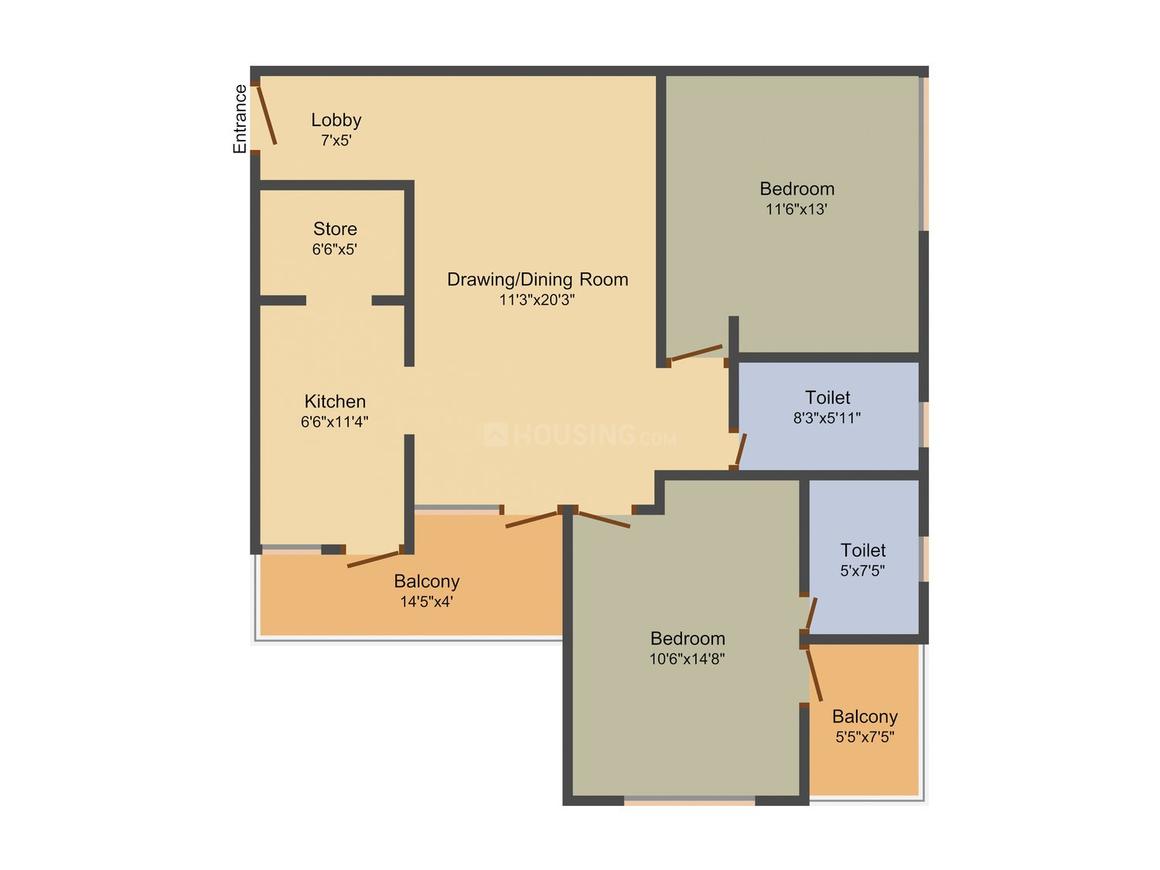 2 BHK Apartment