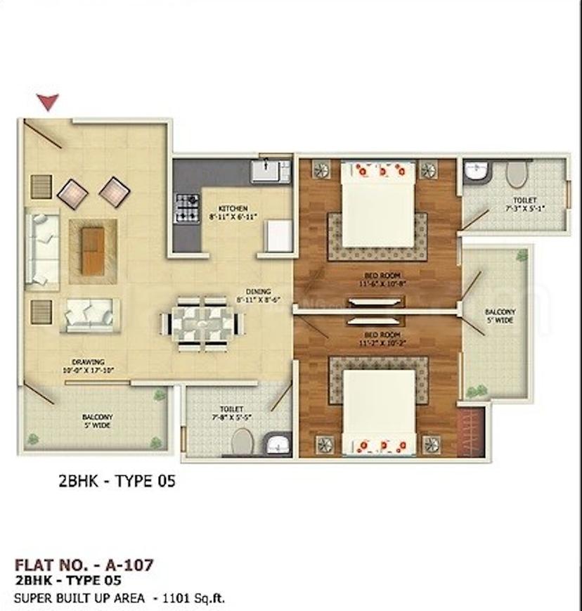 2 BHK Apartment