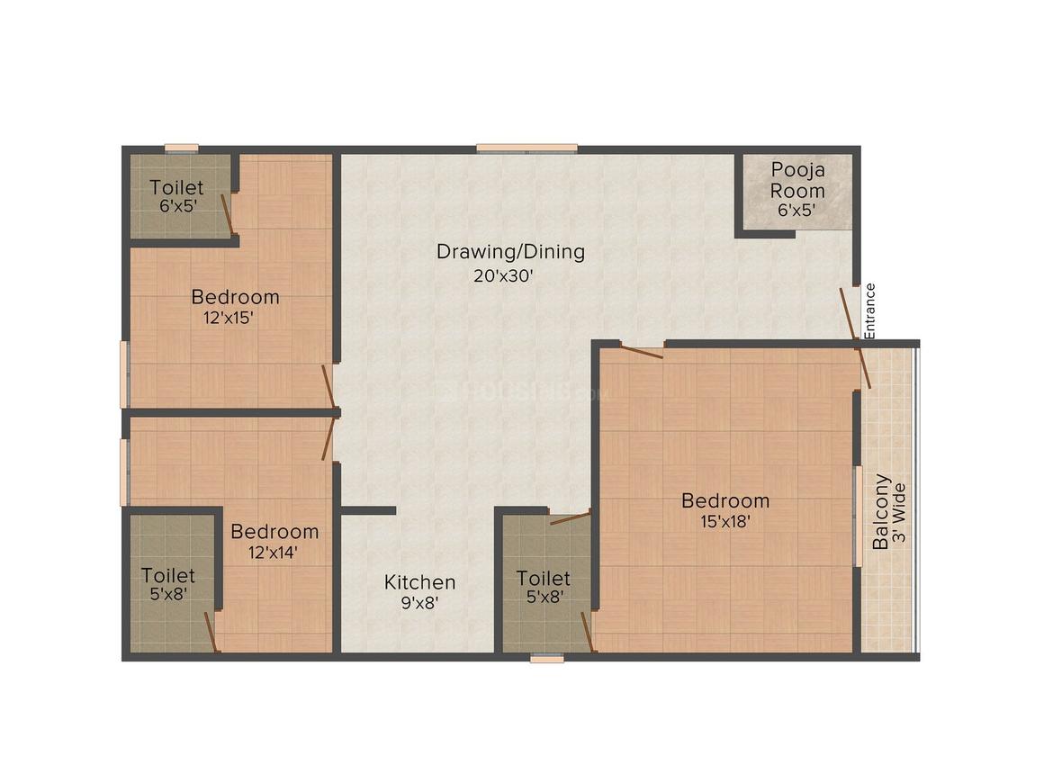 3 BHK Independent Floor