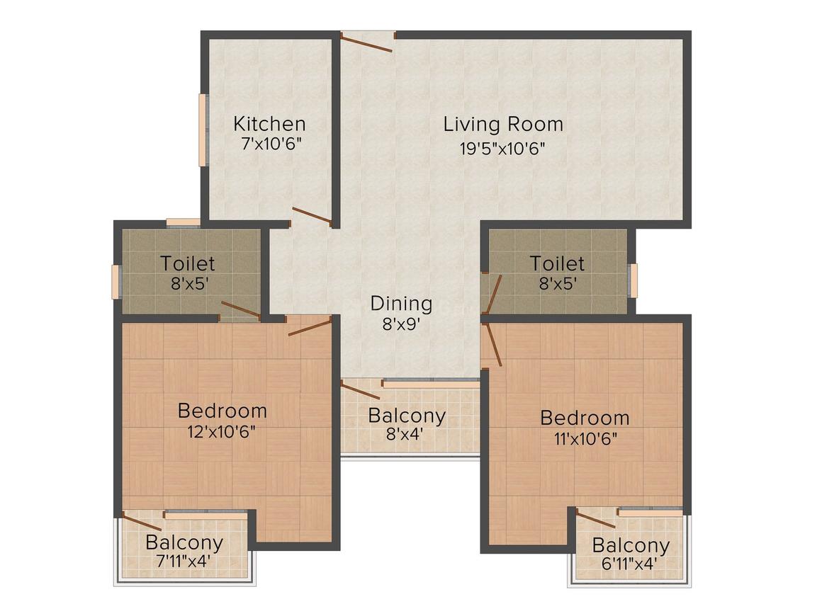 2 BHK Apartment