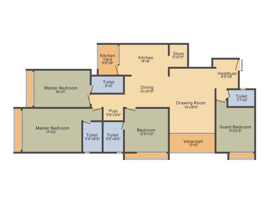 4 BHK Apartment