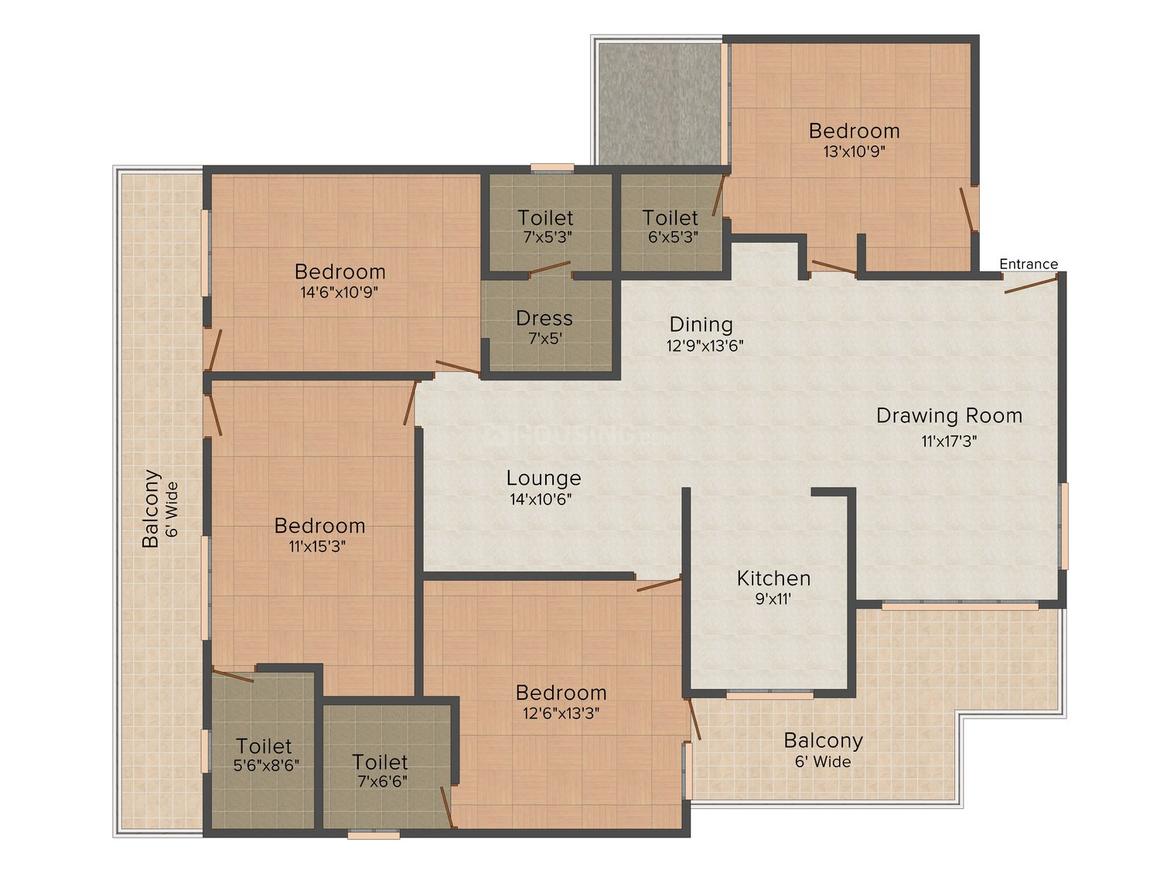 4 BHK Apartment