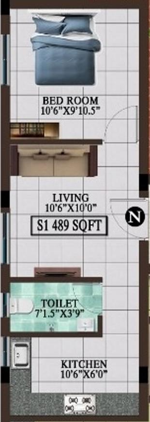 1 BHK Apartment