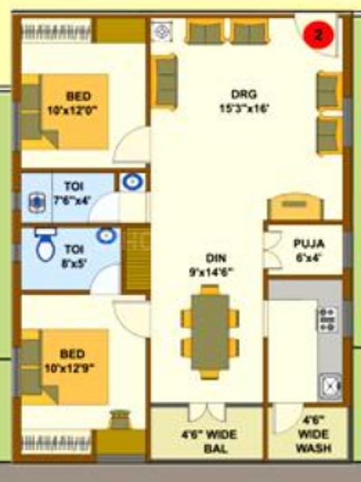2 BHK Apartment