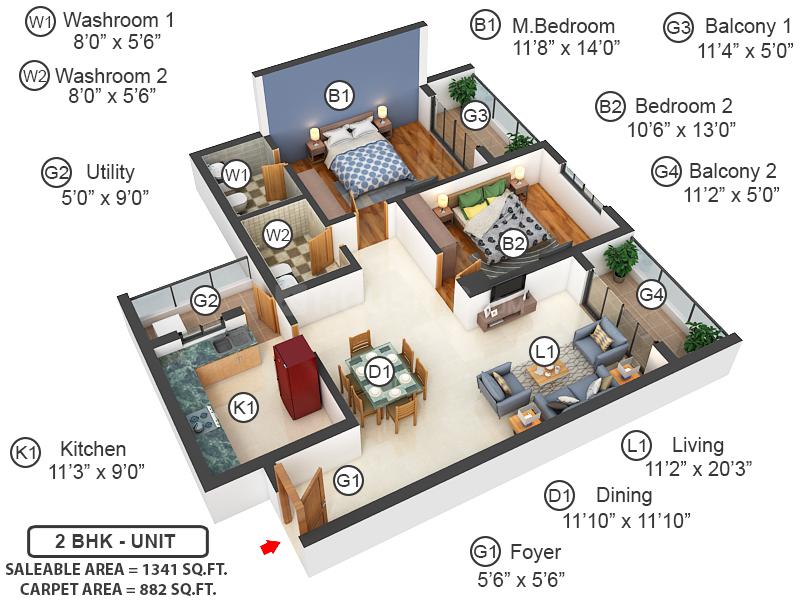 Adarsh Lakefront Residential Phase 1 - Image 36