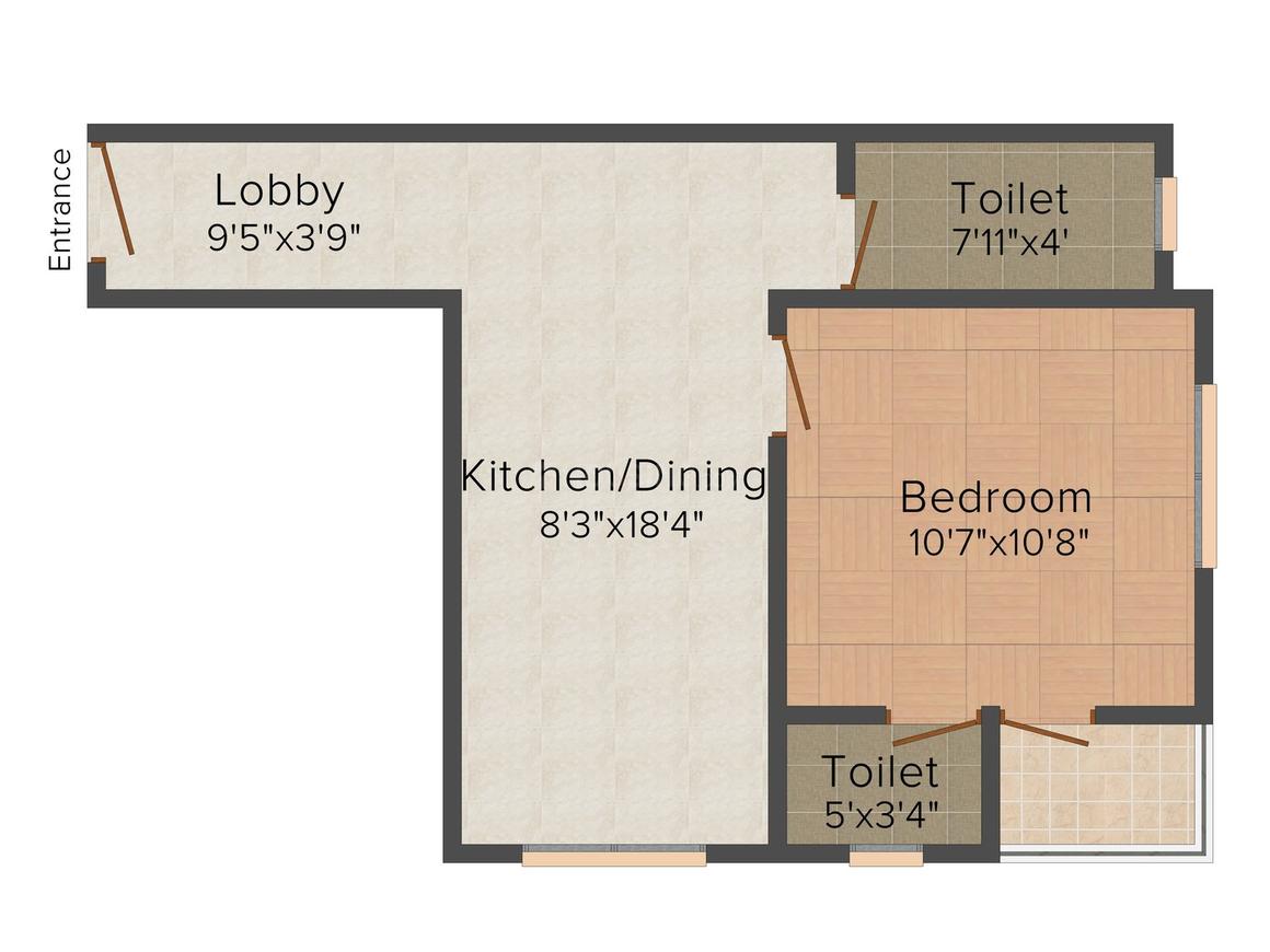 1 BHK Apartment
