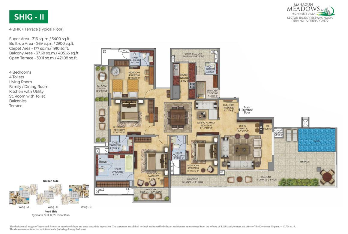 Mahagun Meadows Highrise - Image 21
