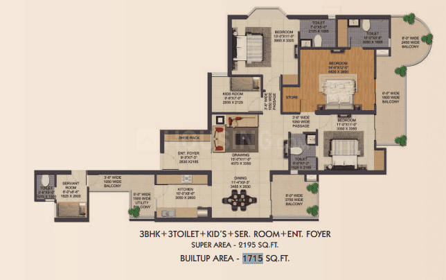 Ajnara Klock Tower - Image 21