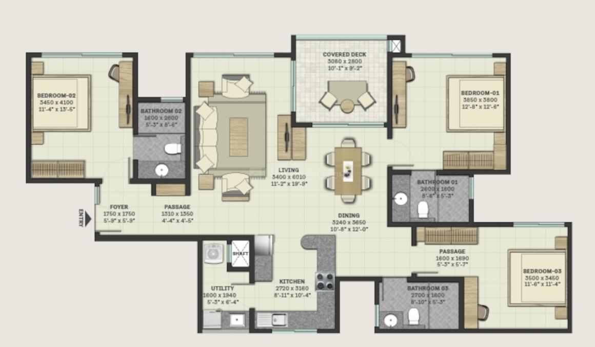 Sobha Windsor Phase 1 Wing 1 And 2 - Image 15