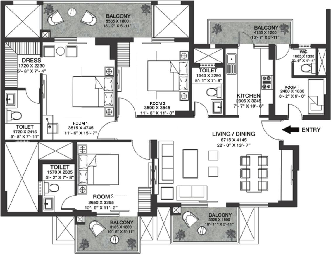3 BHK Apartment