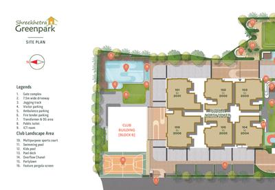 2026 Sqft 3 BHK Flat for sale in Shreekhetra Greenpark | Khandagiri